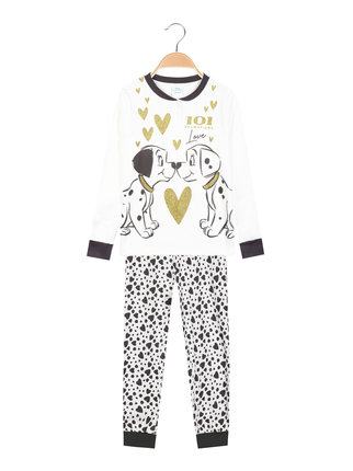 101 Dalmatians Long warm cotton pajamas for girls