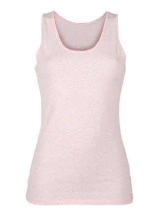 1438 Camiseta de tirantes con hombros anchos para mujer en algodón orgánico