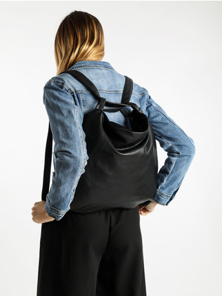 2 in 1 women's bag convertible into a backpack