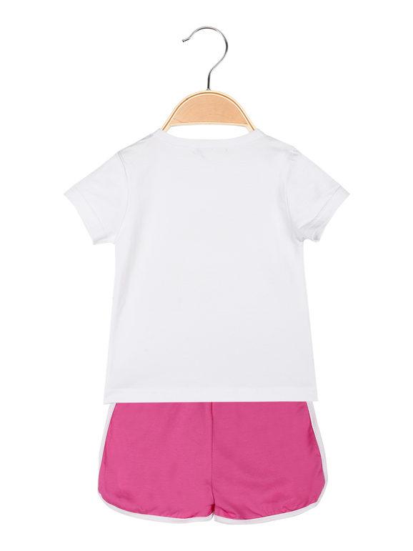 2-piece baby girl short outfit