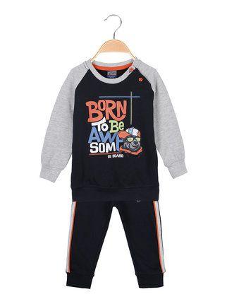 2-piece baby sports suit with cuffs