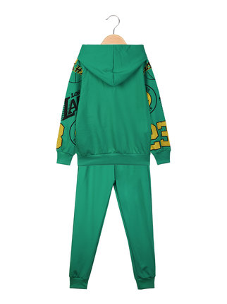 2-piece boys tracksuit with hood