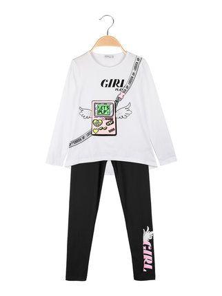 2 piece girl outfit  t-shirt + leggings