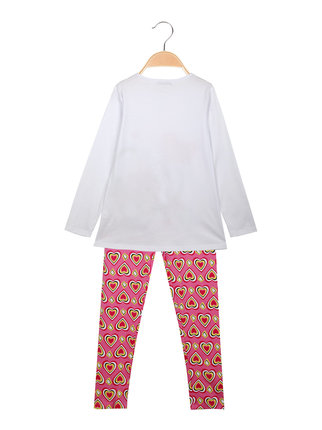 2-piece girl's set with drawing print