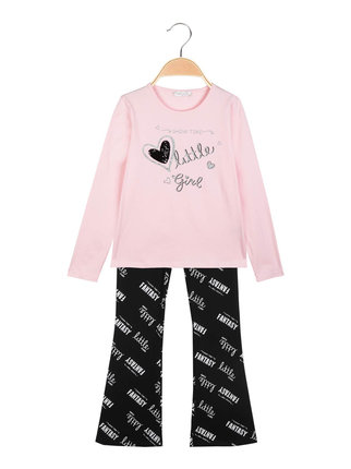 2-piece girl's set with writing