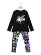 2-piece set for girls, t-shirt + leggings with print