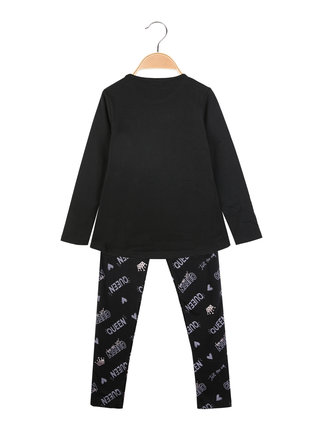 2-piece set for girls with t-shirt + leggings
