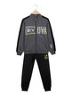 2-piece sweatshirt tracksuit for boys with writing