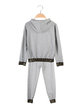 2-piece tracksuit set for girls with hood