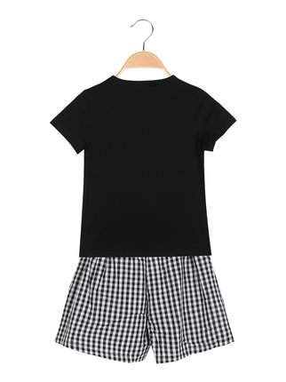 2-teiliges Baumwoll-Shorts-Set für Mädchen