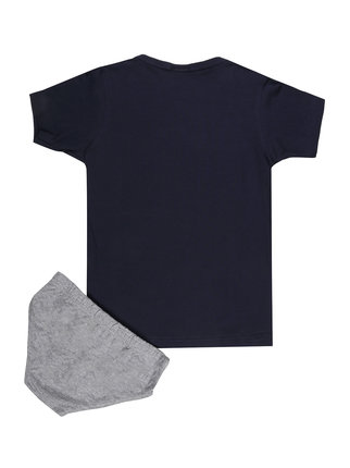 2 teiliges Unterwäsche-Set für Jungen  T-Shirt + Slip