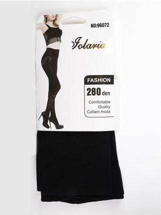 280 denier fashion tights with embroidery