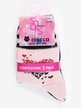 3 pairs baby girl socks in warm cotton