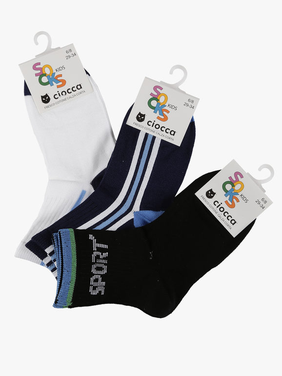 3 pairs children's short socks