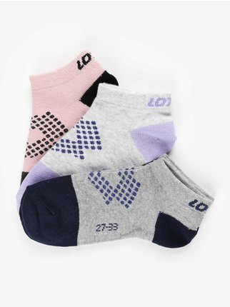 3 pares de calcetines cortos para niñas