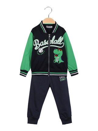 3-piece baby tracksuit with zip