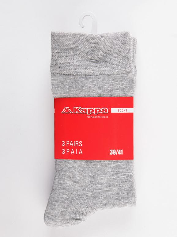 3-piece jersey cotton long socks