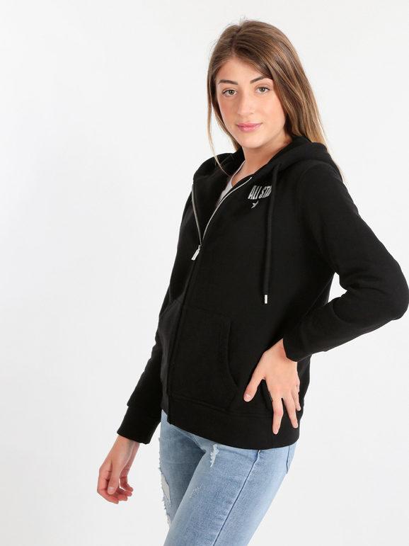 All Star women's sweatshirt with zip and hood