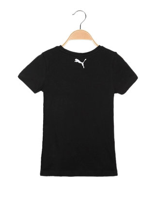 Alpha logo tee  black t-shirt with print