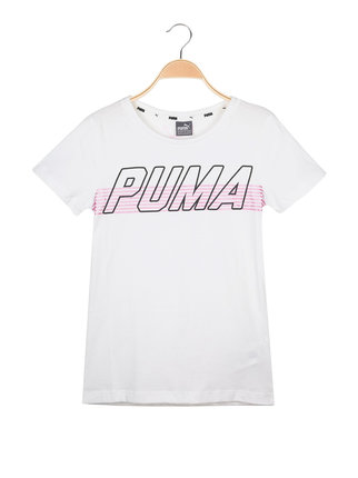 Alpha logo tee  white t-shirt with print