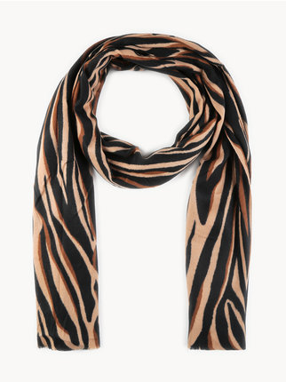 Animal print scarf for women