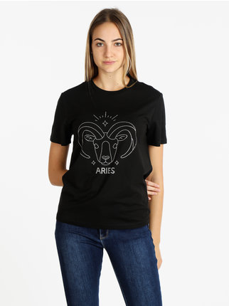 Aries zodiac sign women's short sleeve t-shirt