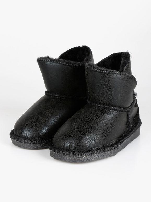 Baby ankle boots with fur