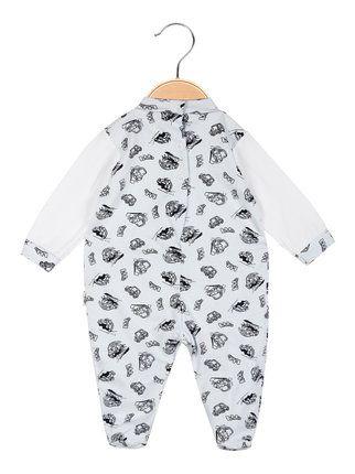 Baby cotton onesie with prints