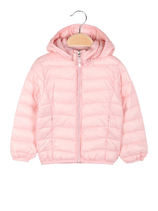 Baby girl jacket with hood