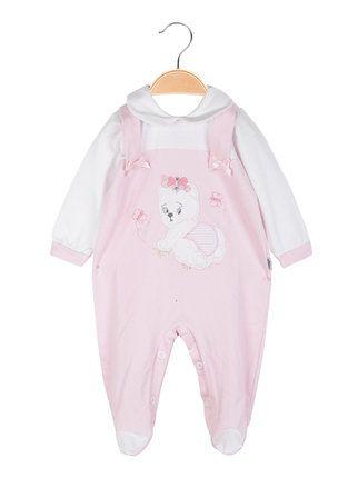 Baby girl jumpsuit with print