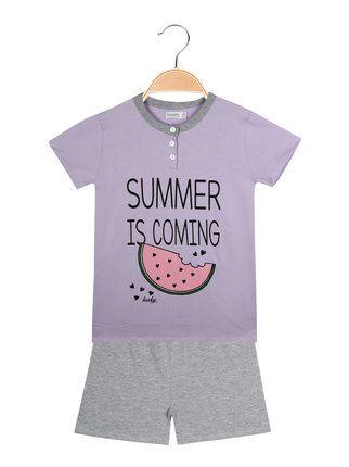 Baby girl summer pajamas