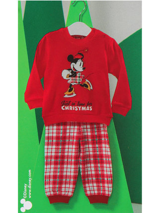 Baby girl's Minnie Mouse Christmas pajamas