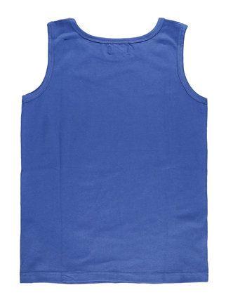 Baby tank top in stretch cotton