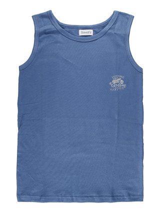 Baby tank top in stretch cotton