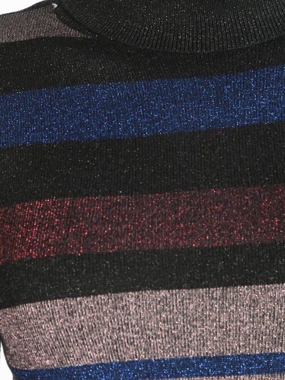 Baci & Abbracci women's lurex turtleneck sweater