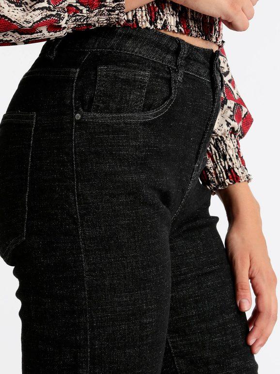 Baggy jeans with push-up cuff