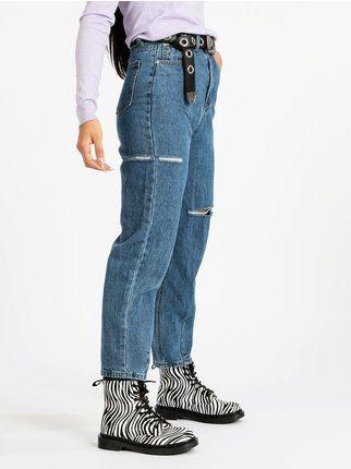 Baggy jeans with rips