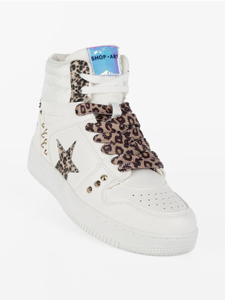BASKET HAILEY Women's high-top sneakers with studs