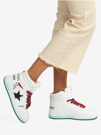 BASKET HAILEY  Women's high-top sneakers with studs