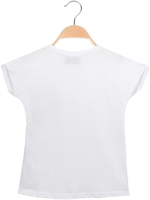 Baumwoll-T-Shirt mit Tasche
