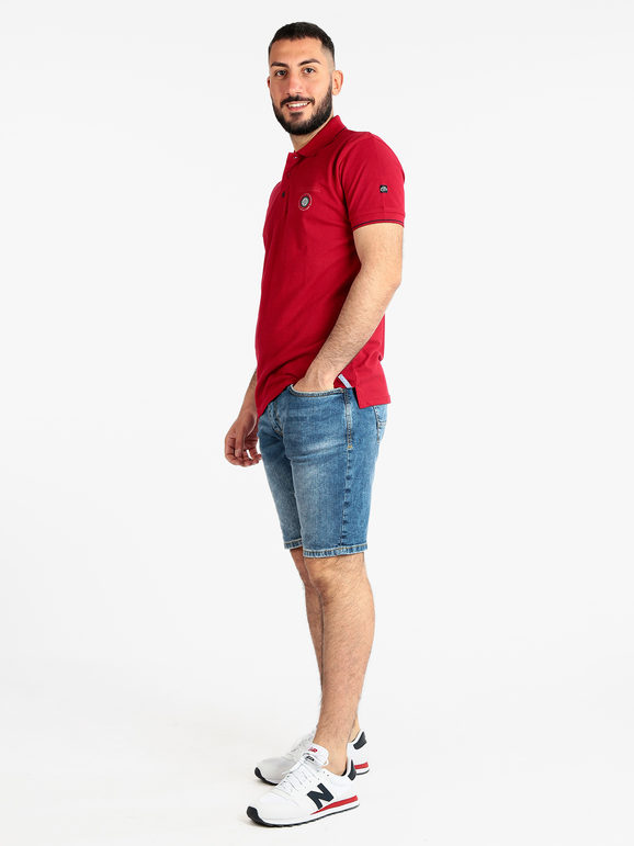 Bermuda uomo in jeans regular fit