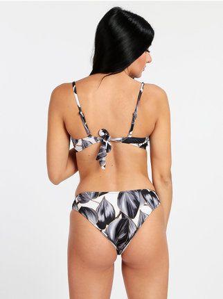 Bikini a fascia imbottito con ferretto