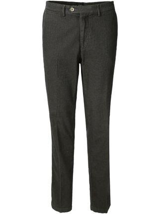 Black / beige textured trousers