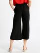 Black culottes trousers