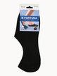 Black toe socks with silicone  3 pieces