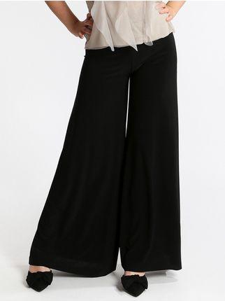 Black trousers with wide bottom