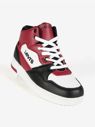 Block VIRV0013T  Sneakers alte da ragazzo bicolor