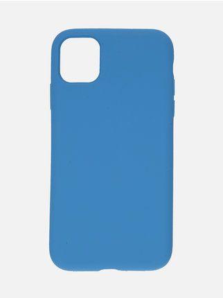 Blue silicone case for iphone 11