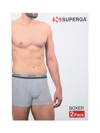 Boxers de hombre en color liso. Paquete de 2 piezas