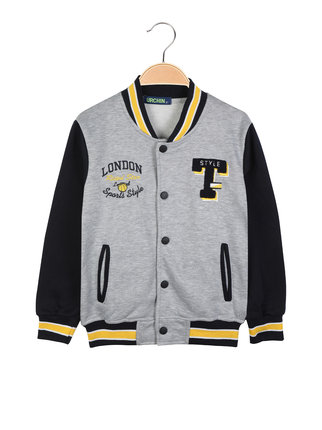 Boy's college jacket with buttons